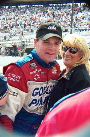 Kenny Wallace and his Wife Kim, taken in 2001 ...