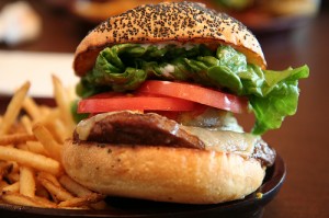 Farm Fresh Ingredients Create a Delicious Healthy Hamburger. Image Credit: Chichacha on Flickr