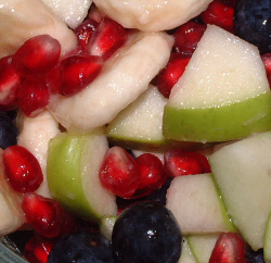 English: fresh fruit salad