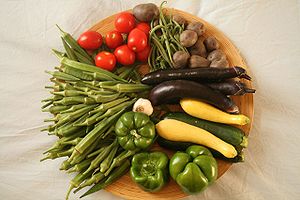 A single week's fruits and vegetables from com...