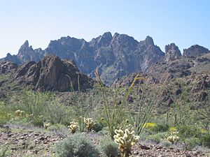 English: Kofa Mountains, southwestern Arizona