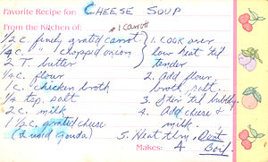 Cheese Soup Recipe