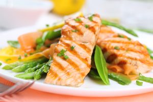 Try grilling salmon for some healthy, low cholesterol cooking (photo credit: BigStockPhotos.com)