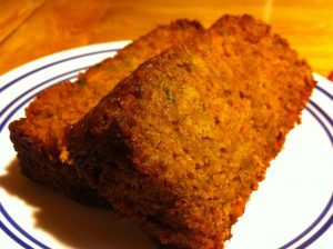 Sweet Potato-Zucchini Bread by CSA blogger, Jessica Schlievert, 