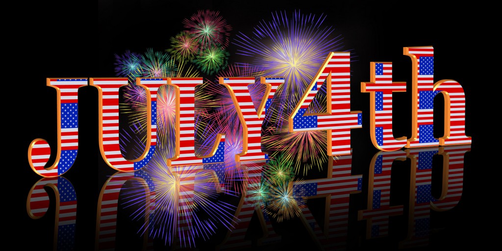 July 4Th Fireworks Background